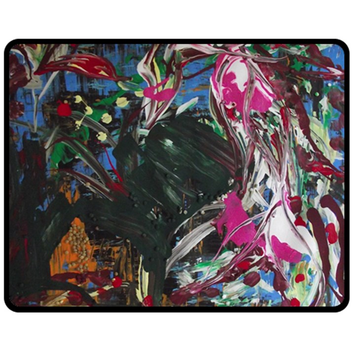 wild swans Fleece Blanket (Medium) 