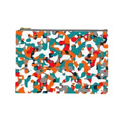 Pop Art Camouflage 1 Cosmetic Bag (large) by impacteesstreetweareight