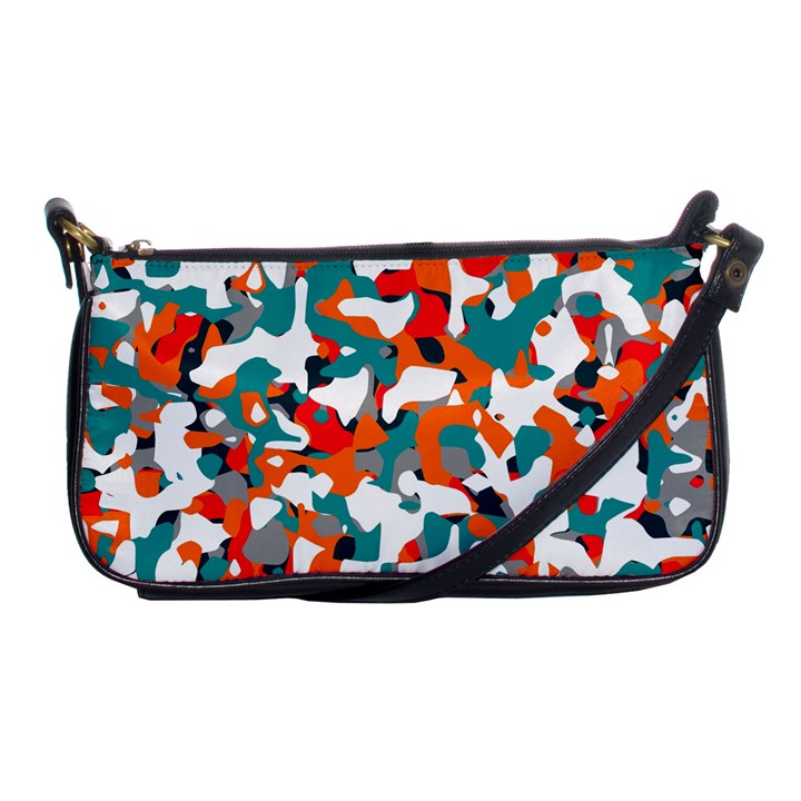 Pop Art Camouflage 1 Shoulder Clutch Bag