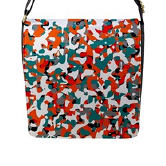 Pop Art Camouflage 1 Flap Closure Messenger Bag (l)