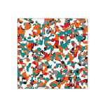 Pop Art Camouflage 1 Satin Bandana Scarf Front