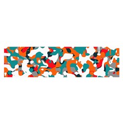 Pop Art Camouflage 1 Satin Scarf (oblong)