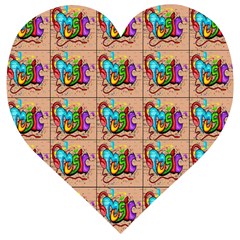 Music 1 Wooden Puzzle Heart