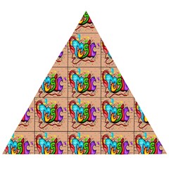 Music 1 Wooden Puzzle Triangle