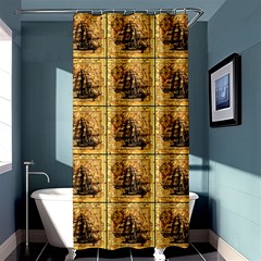 Ship Shower Curtain 36  X 72  (stall)  by ArtworkByPatrick