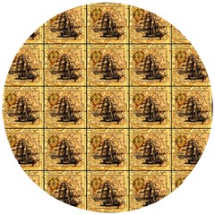 Ship Wooden Puzzle Round