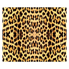 Leopard Skin Double Sided Flano Blanket (small)  by ArtworkByPatrick