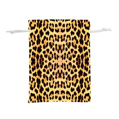 Leopard Skin Lightweight Drawstring Pouch (m)