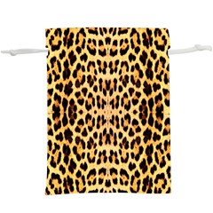 Leopard Skin  Lightweight Drawstring Pouch (xl)