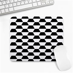 Hexagons Pattern Tessellation Large Mousepads by Mariart