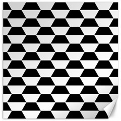 Hexagons Pattern Tessellation Canvas 12  X 12  by Mariart