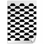 Hexagons Pattern Tessellation Canvas 20  x 30  19.62 x28.9  Canvas - 1