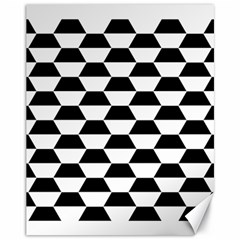 Hexagons Pattern Tessellation Canvas 11  X 14  by Mariart