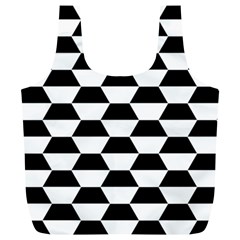 Hexagons Pattern Tessellation Full Print Recycle Bag (xl) by Mariart