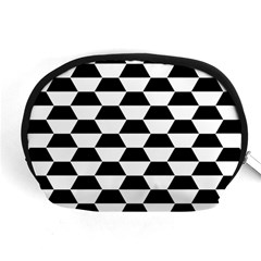 Hexagons Pattern Tessellation Accessory Pouch (medium) by Mariart