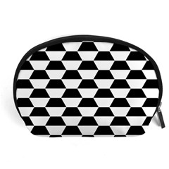 Hexagons Pattern Tessellation Accessory Pouch (large) by Mariart