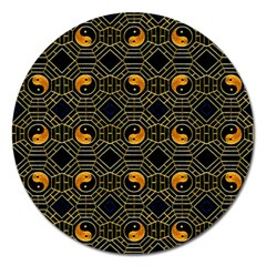 Yin Yang Magnet 5  (round) by ArtworkByPatrick