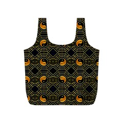 Yin Yang Full Print Recycle Bag (s) by ArtworkByPatrick