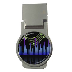 Speakers Music Sound Money Clips (round)  by HermanTelo