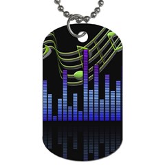 Speakers Music Sound Dog Tag (two Sides)