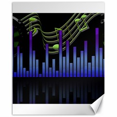 Speakers Music Sound Canvas 16  X 20  by HermanTelo