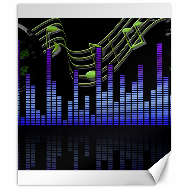 Speakers Music Sound Canvas 20  x 24 