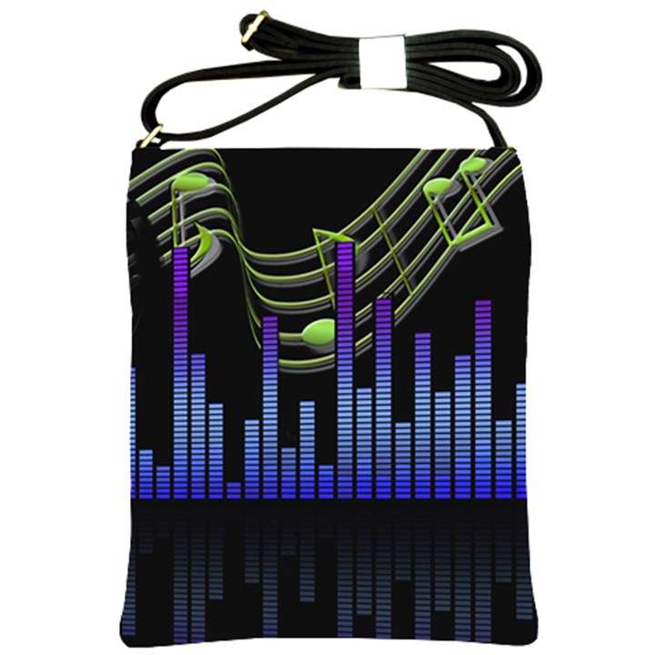 Speakers Music Sound Shoulder Sling Bag