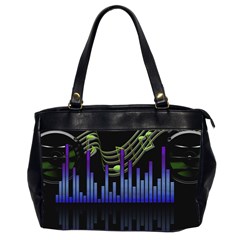 Speakers Music Sound Oversize Office Handbag (2 Sides)