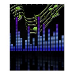 Speakers Music Sound Shower Curtain 60  X 72  (medium)  by HermanTelo