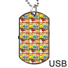 Jester Dog Tag Usb Flash (two Sides) by ArtworkByPatrick