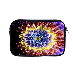 Rainbow Chrysanthemum Apple Macbook Pro 13  Zipper Case by bloomingvinedesign