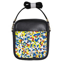 Pop Art Camouflage 2 Girls Sling Bag