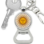 Argentina Flag Bottle Opener Key Chain Front