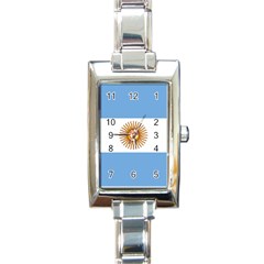 Argentina Flag Rectangle Italian Charm Watch by FlagGallery