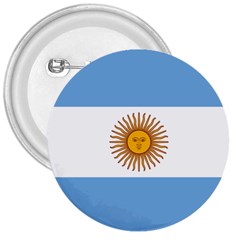 Argentina Flag 3  Buttons by FlagGallery