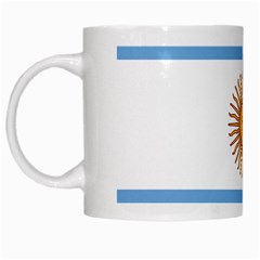 Argentina Flag White Mugs by FlagGallery