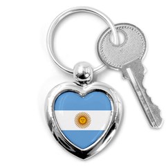 Argentina Flag Key Chain (heart) by FlagGallery