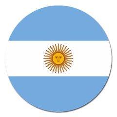 Argentina Flag Magnet 5  (round) by FlagGallery