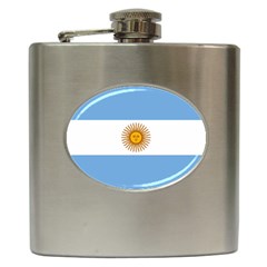 Argentina Flag Hip Flask (6 Oz) by FlagGallery