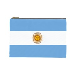 Argentina Flag Cosmetic Bag (large) by FlagGallery