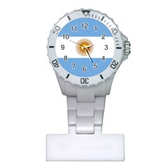 Argentina Flag Plastic Nurses Watch by FlagGallery