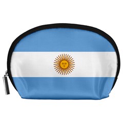 Argentina Flag Accessory Pouch (large) by FlagGallery