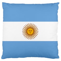 Argentina Flag Large Flano Cushion Case (two Sides) by FlagGallery