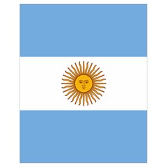 Argentina Flag Drawstring Bag (small) by FlagGallery