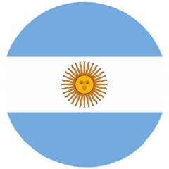 Argentina Flag Wooden Puzzle Round by FlagGallery