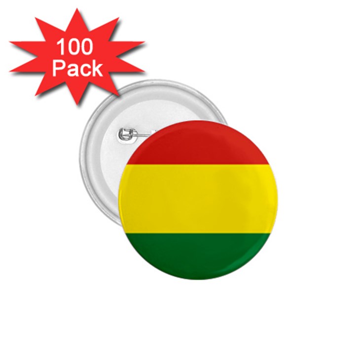 Bolivia Flag 1.75  Buttons (100 pack) 