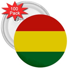 Bolivia Flag 3  Buttons (100 Pack)  by FlagGallery