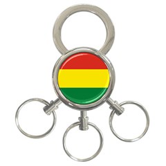 Bolivia Flag 3-ring Key Chain by FlagGallery