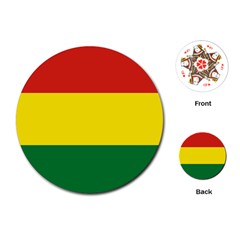 Bolivia Flag Playing Cards Single Design (round) by FlagGallery