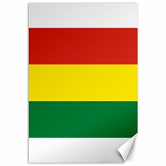 Bolivia Flag Canvas 12  X 18  by FlagGallery